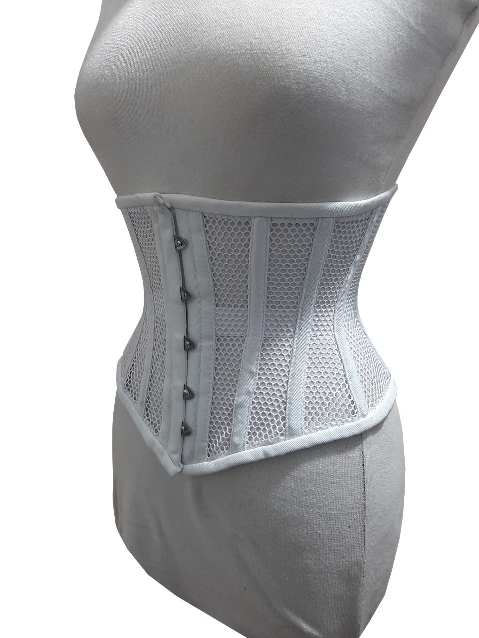 Mesh Steel Boned Underbust Corset (J9-M)