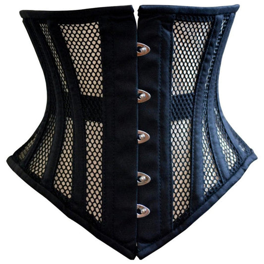 Mesh Steel Boned Underbust Corset (J9-M)