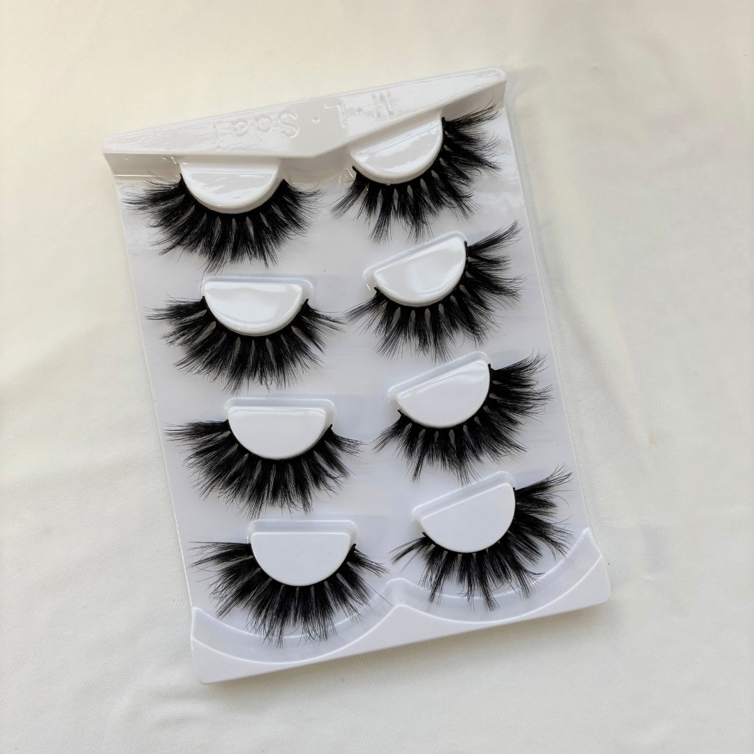 FALSE EYELASHE BUNDLES (4 PAIRS)