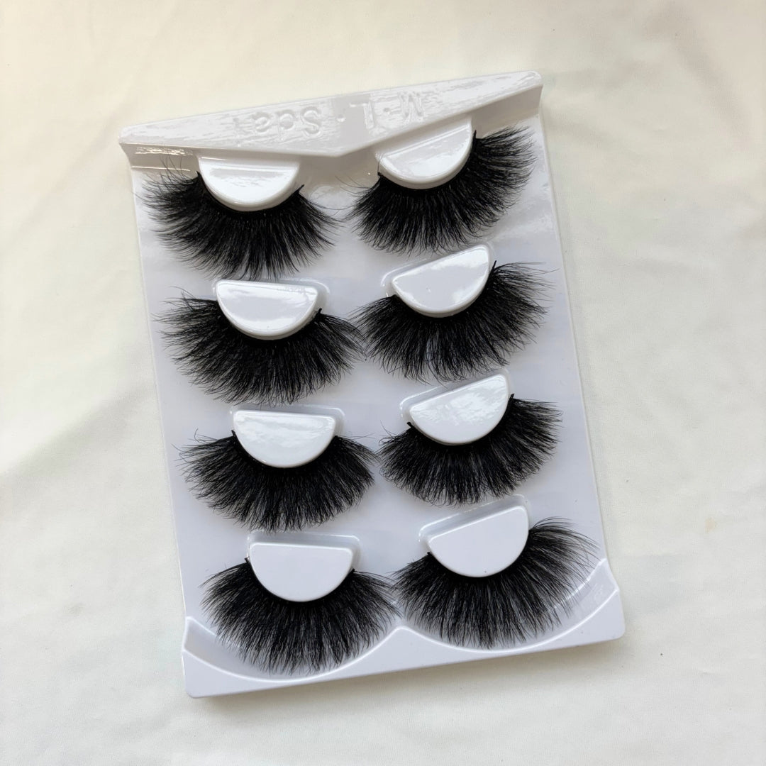 FALSE EYELASHE BUNDLES (4 PAIRS)