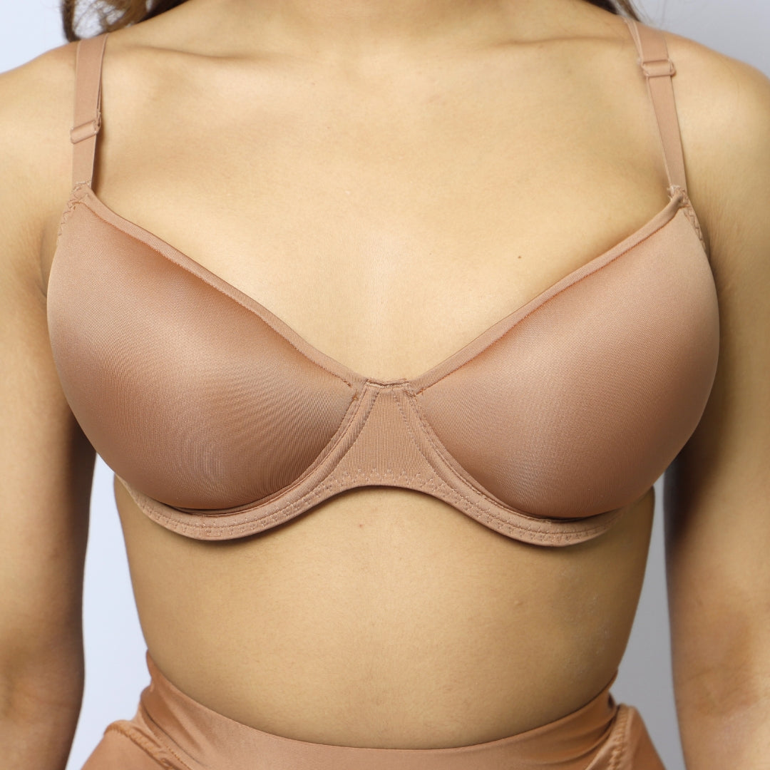CARAMEL PADDED BRA