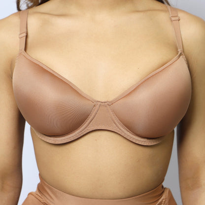 CARAMEL PADDED BRA