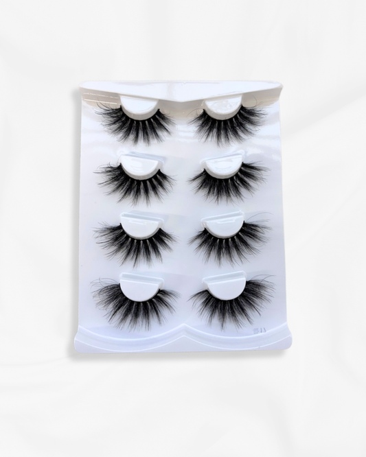 FALSE EYELASH BUNDLES (4 PAIRS)