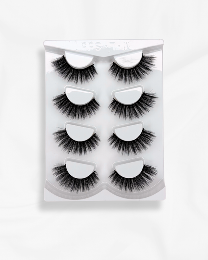 FALSE EYELASH BUNDLES (4 PAIRS)