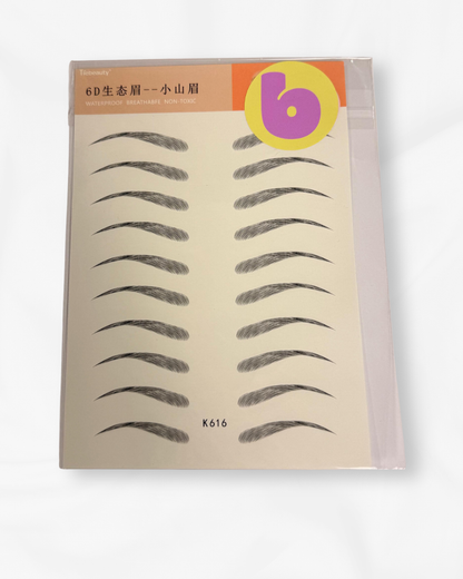 Eyebrow Transfer Tattoos