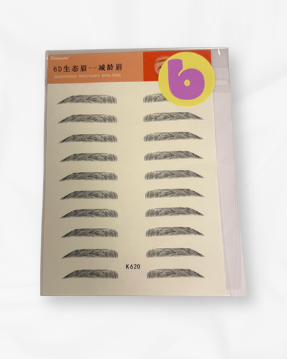 Eyebrow Transfer Tattoos