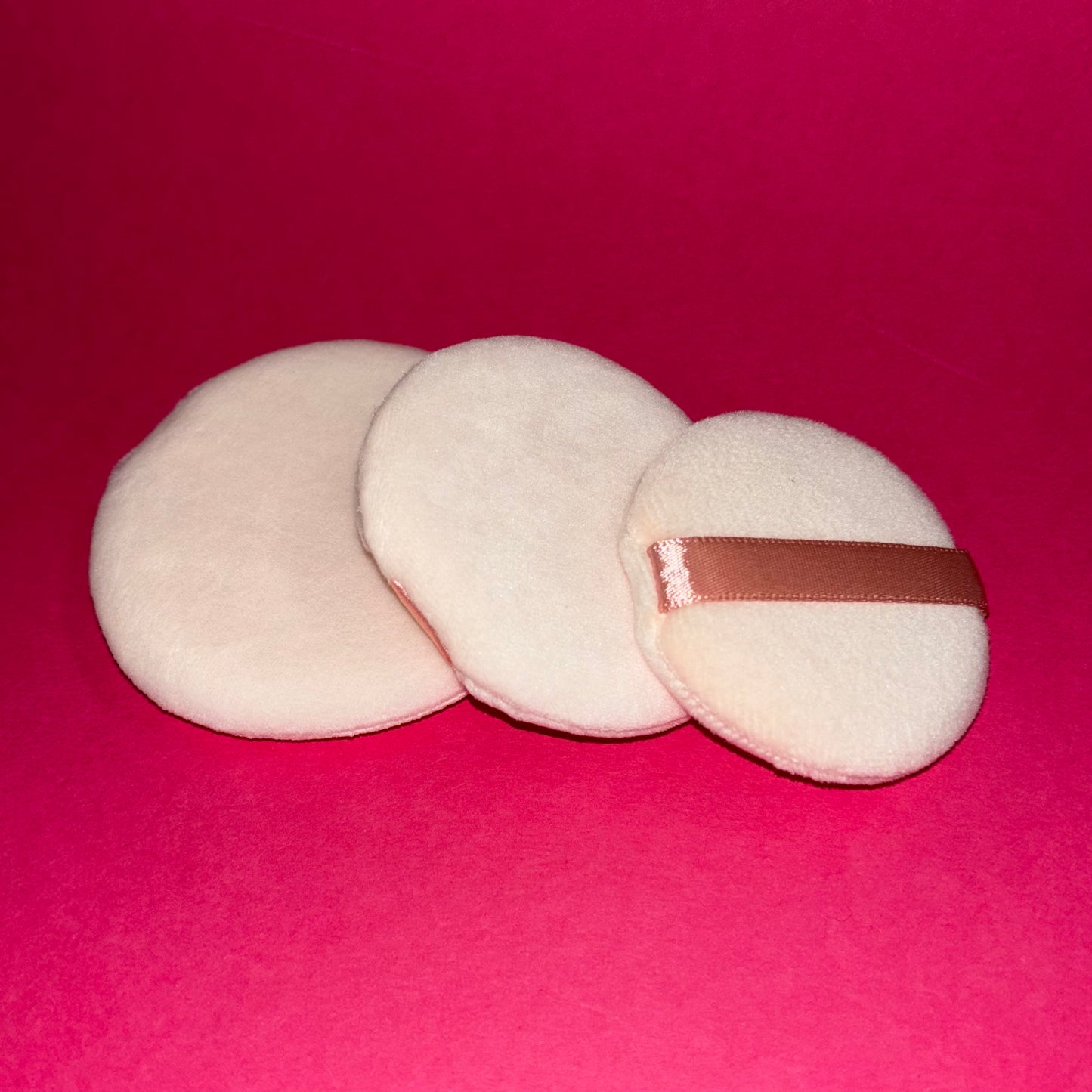 Circle Makeup Puffs (Set of three)