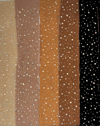 RHINESTONE FISHNET TIGHTS