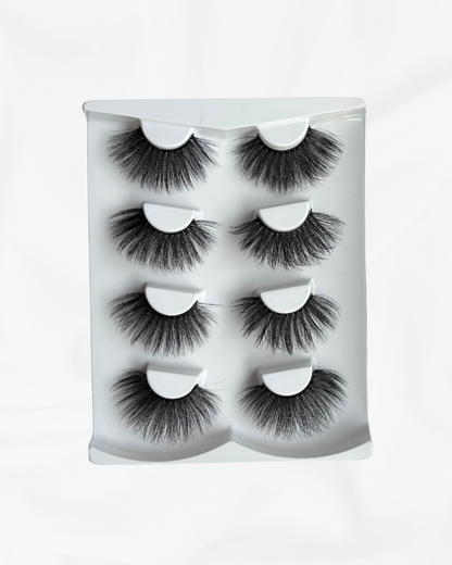 FALSE EYELASH BUNDLES (4 PAIRS) - Bootyque