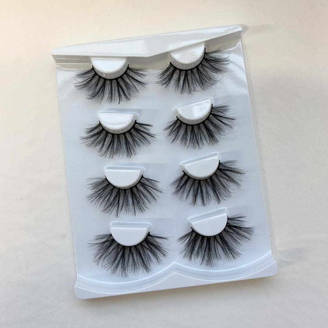 FALSE EYELASHE BUNDLES (4 PAIRS)