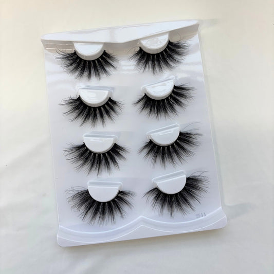 FALSE EYELASHE BUNDLES (4 PAIRS)