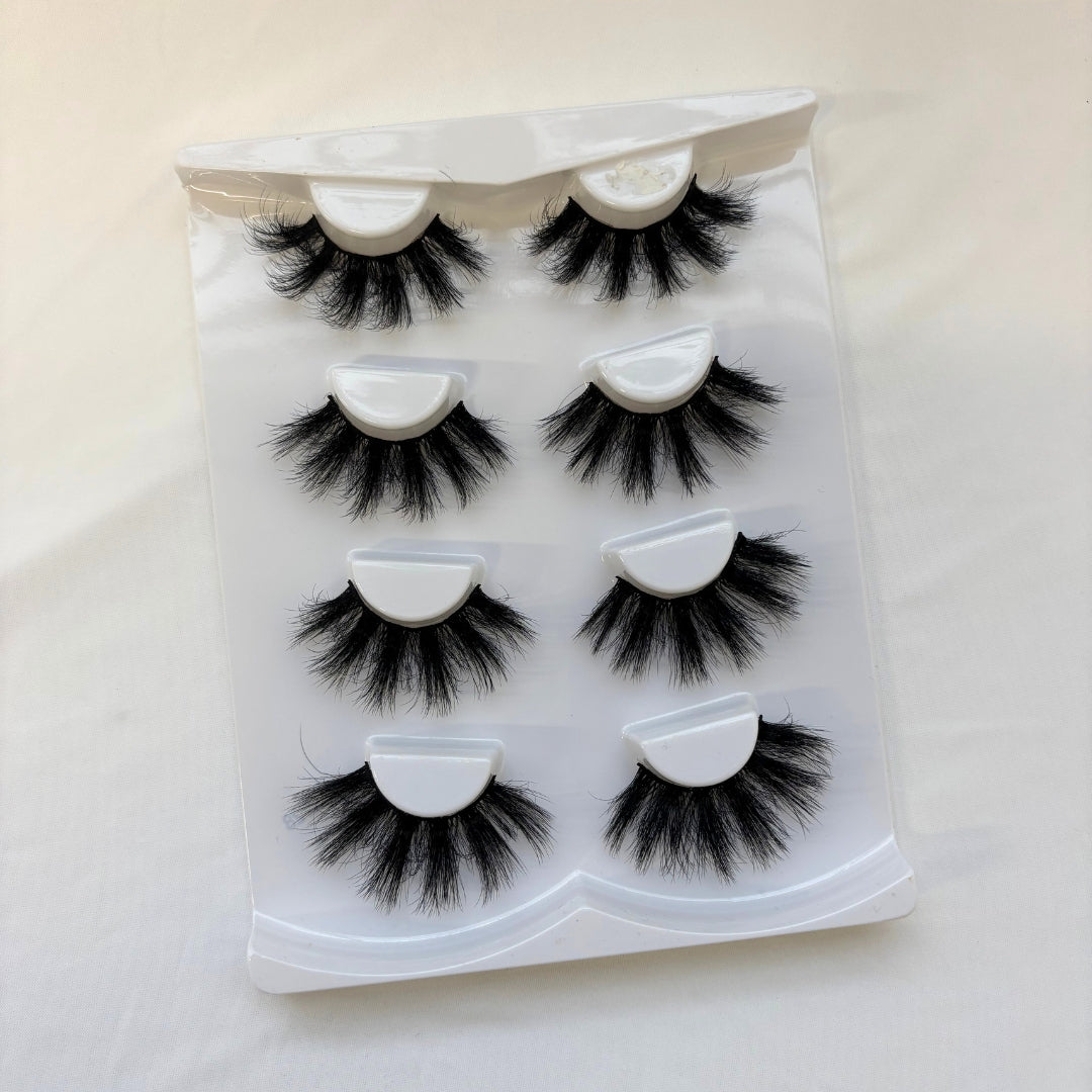 FALSE EYELASHE BUNDLES (4 PAIRS)