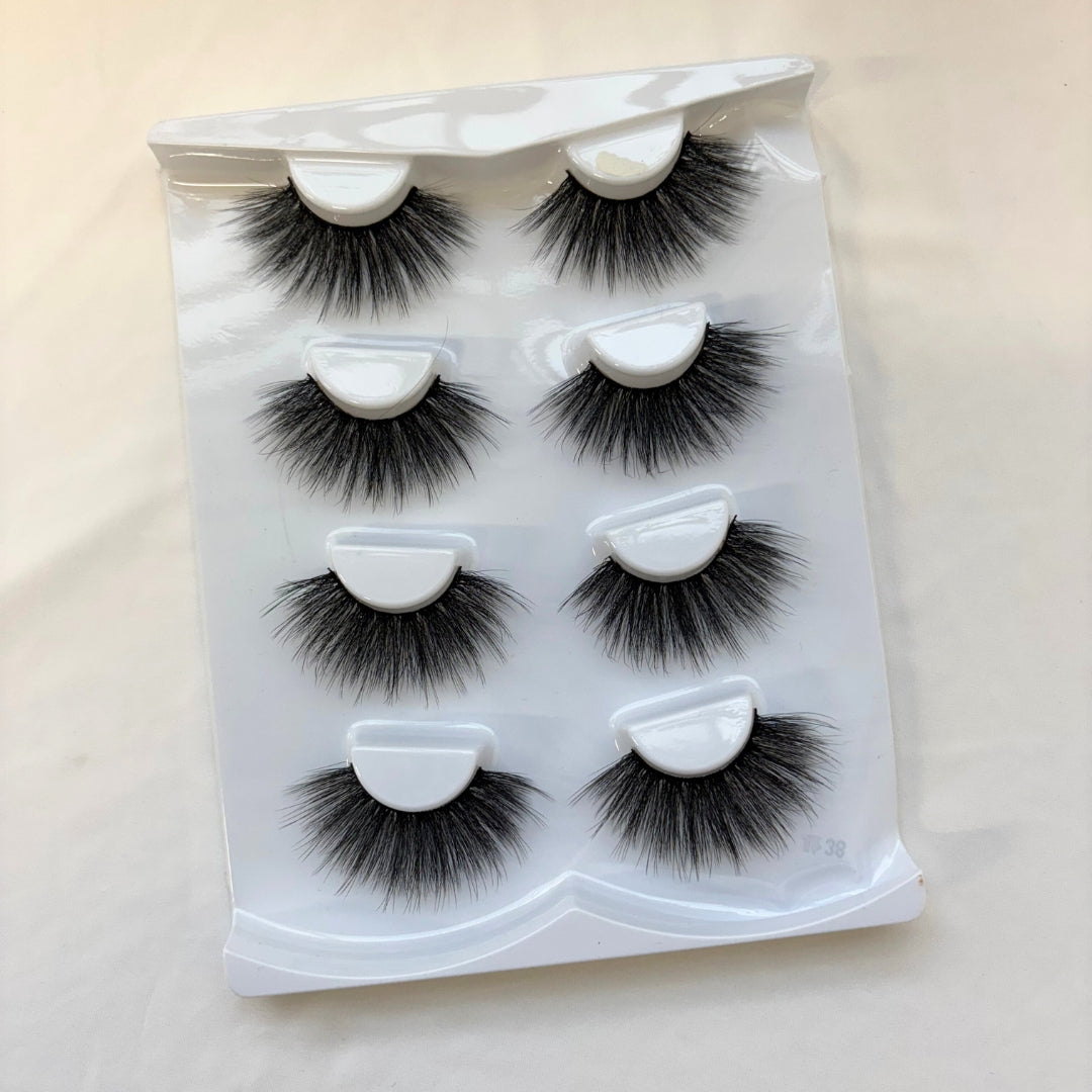 FALSE EYELASHE BUNDLES (4 PAIRS)