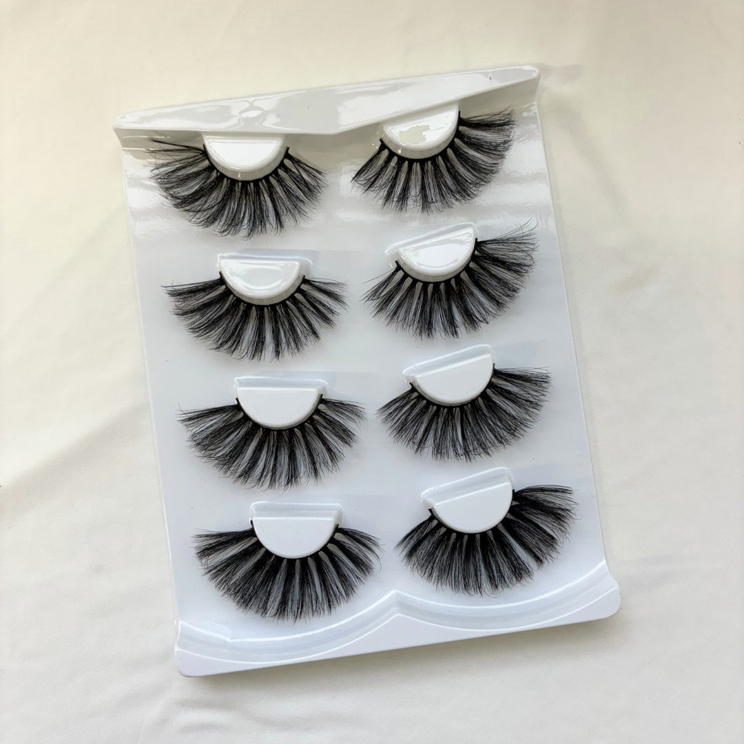 FALSE EYELASHE BUNDLES (4 PAIRS)